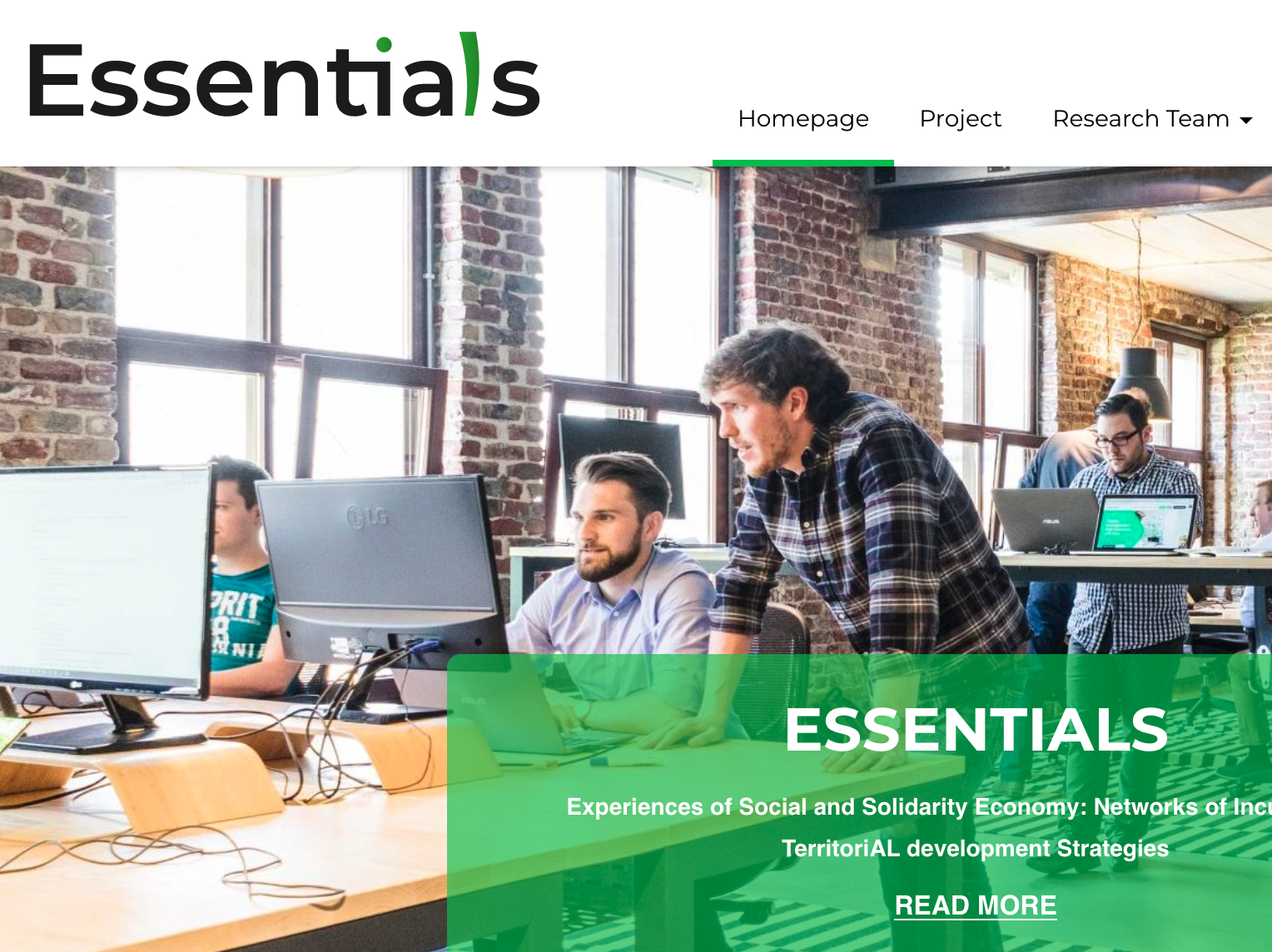 Essentials Project Case Our Team - ESSENTIALS